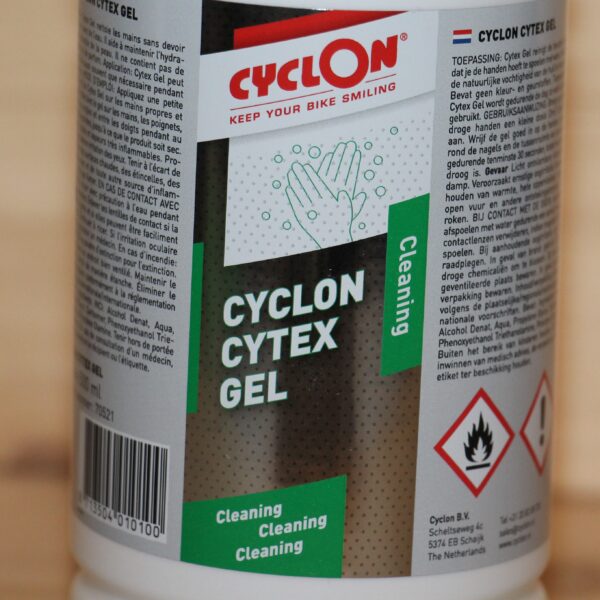 Cyclon Desinfectie Cytex Gel is een desinfectiegel voor een snelle en effectieve desinfectie van uw handen.